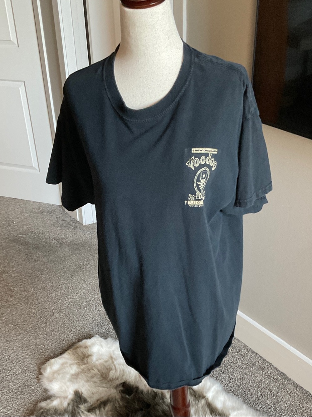 Voodoo Graphic Short Sleeve Tee - Black